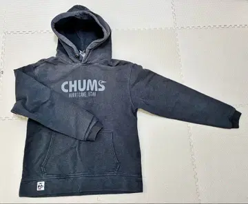 CHUMS 후드 부착 후드티 M 사이즈 다크 그레이