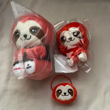 GENIC 나무늘보 봉제 인형 키링 마시코 아츠키 세트