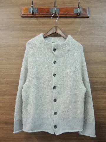 Y'S 와이즈 여성용 기모 가공 알파카 울 혼방 니트 가디건 2