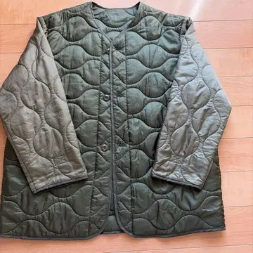 BEAMS BOY 퀼팅 자켓 올리브