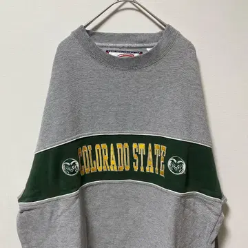 COLORADO STATE 스웨트 셔츠 그레이/그린