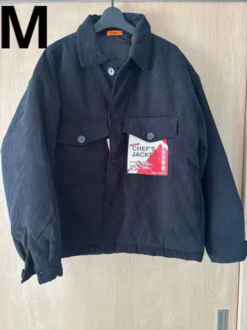 [ 새상품 ] 워크맨 초발수 웜 셰프 자켓 코듀로이 블랙 M