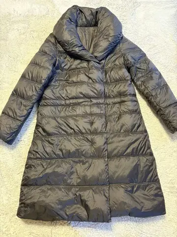 두클라쎄 경량 다운 코트 숄카라 여배우 옷깃 XL