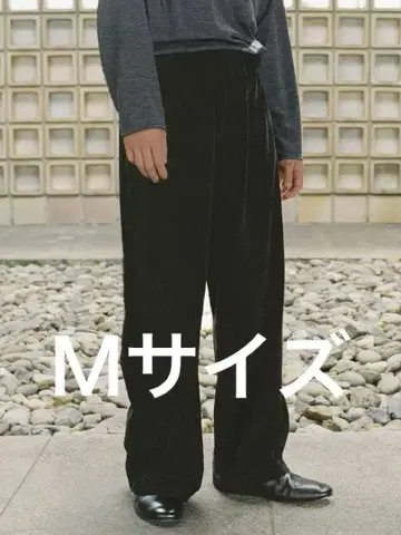 LIDNM 레이온 벨벳 M-52 팬츠 M 사이즈