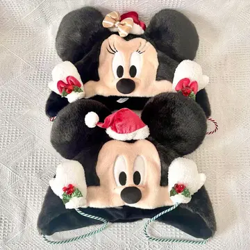 미키 미니 크리스마스 팬캡