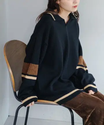 Kastane 스키퍼 라인 니트 풀오버