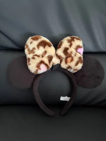 디즈니 머리띠 레오파드 무늬