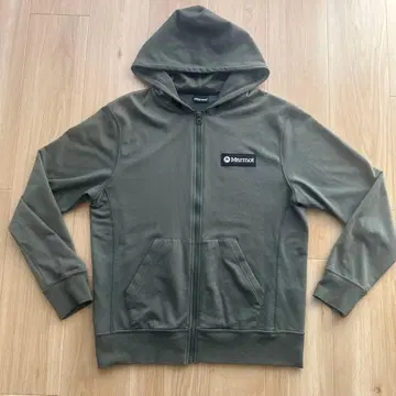 Marmot 지퍼 후드티 TOMRJB68 L 사이즈 카키 아웃도어