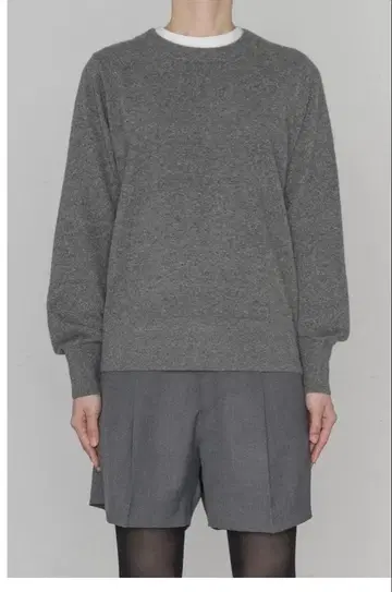 HYKE RACCOON SWEATER 탑 그레이 사이즈 1