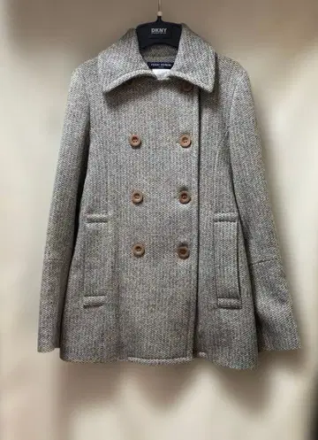 루카 구매 요시 콘 체크 울 코트