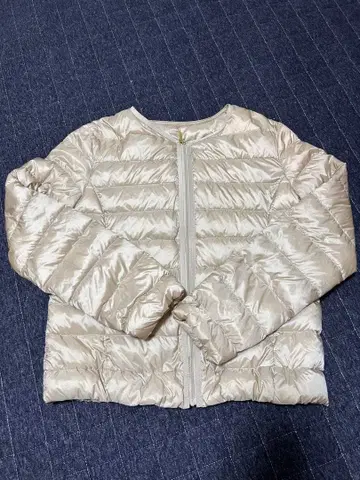 베이지 다운 이너 자켓 집업