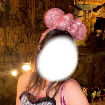 디즈니 Disney 머리띠 핑크 귀 한정판