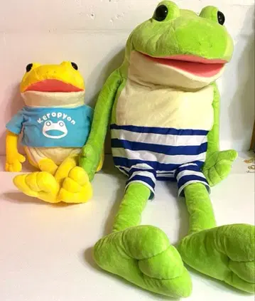 어리둥절 케로피욘 바케이션 티셔츠 점보 봉제 인형 2점 세트