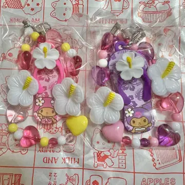 산리오 시크릿 스트랩 토코나츠 바케이션 마이멜로디 쿠로미 일광화상