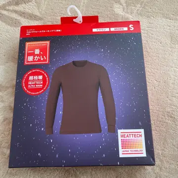 [미사용 새상품] 초극보온 남성용 울트라 웜 크루넥 티셔츠 S 사이즈