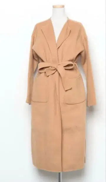 Urban research 고급 울 코트 카멜