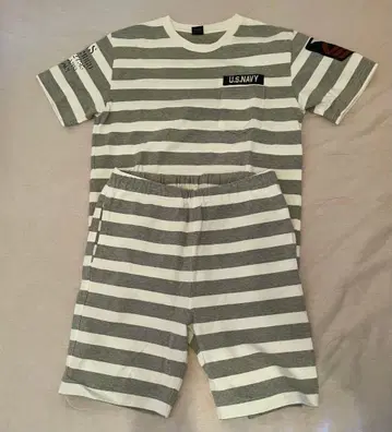 AVIREX U.S.NAVY 스트라이프 셋업 M