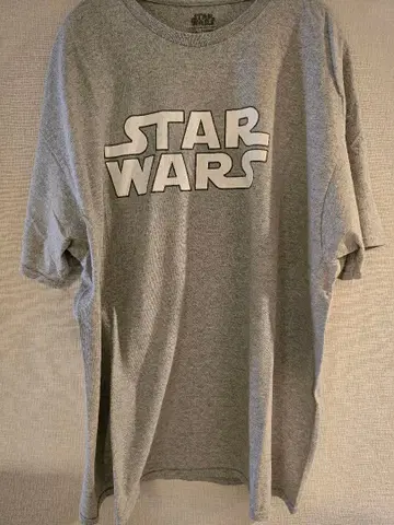 STAR WARS T셔츠 그레이 로고