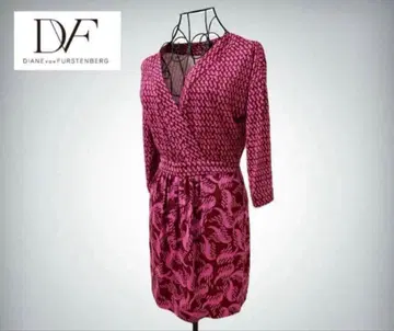 [ DVF ] 다이앤 폰 파스텐버그 7부 소매 플로럴 패턴 튜닉 0