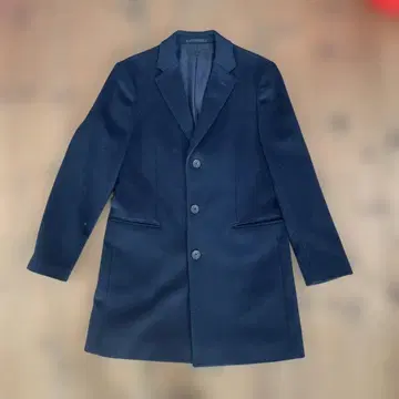 유니클로 네이비 체스터 코트 ( S 사이즈 )