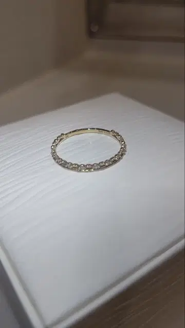 새상품급 시에나로제 K10YG 반지 13호