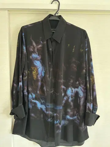 LADMUSICIAN 아트 프린트 긴팔 셔츠 42