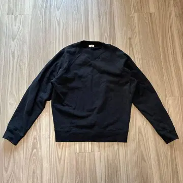 [ Steven Alan ] 맨투맨 풀오버 블랙