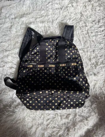도트 무늬 백팩