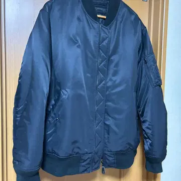 UNIQLO 유니클로 MA-1 스타일 자켓 블랙 XL