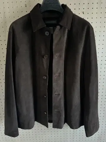 BANANA REPUBLIC 스웨이드 셔츠 자켓 다크 브라운