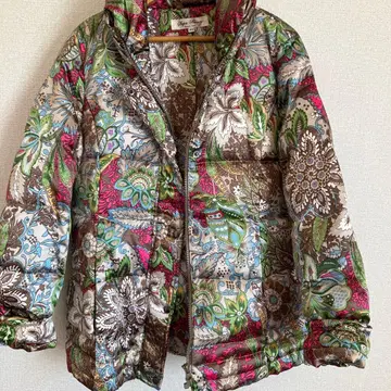 Super Beauty 꽃무늬 다운 자켓 40