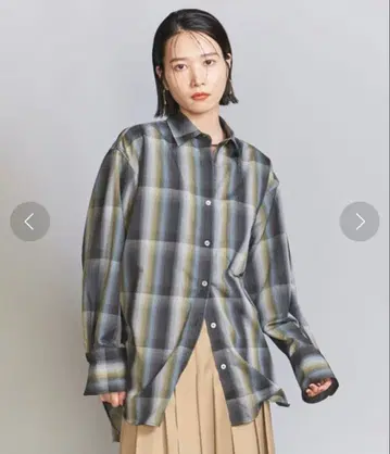 뷰티 앤 유스 체크 셔츠