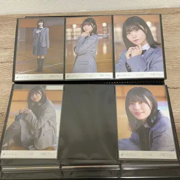 노기자카46 브로마이드 개별 5종 컴프 17분간 나카니시 아루노