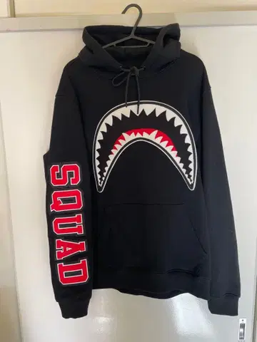 샤크 디자인 후드 부착 후드티 ETERNITY BC/AD