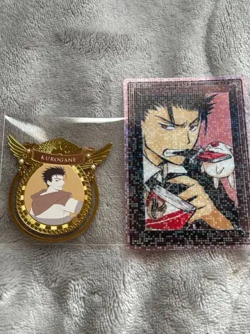 CLAMP 전시회 블랙 메탈 클립 반짝이 스티커