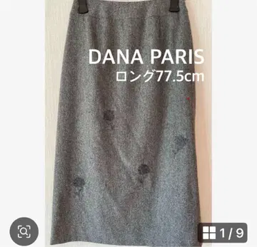 DANA PARIS 그레이 타이트 스커트 77.5cm