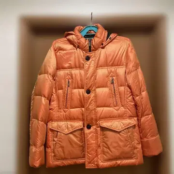 Hush Puppies 다운 자켓 L 사이즈 오렌지 퍼 포함