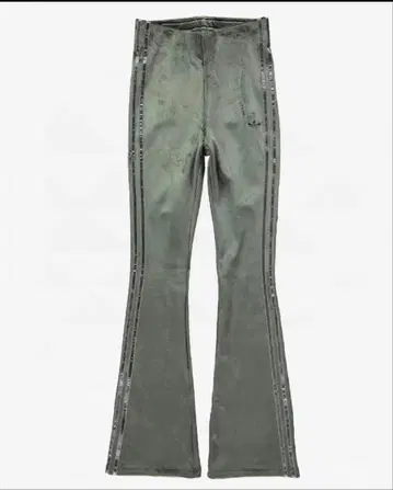 adidas 벨벳 플레어 팬츠 그레이