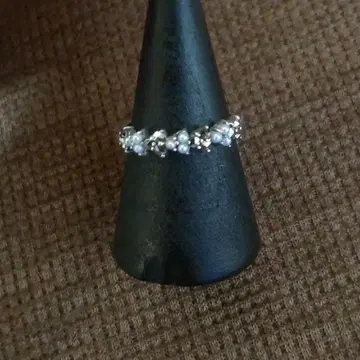 아비스테 마카사이트 양귀비 펄 실버 반지 11호