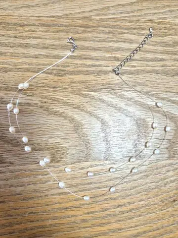담수 진주 목걸이