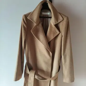 Filora 체스터 코트 허리 벨트 포함 캐시미어 100%