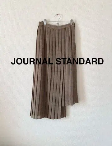 JOURNAL STANDARD 체크 무늬 플리츠 스커트