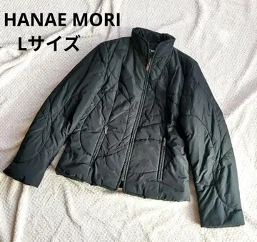 HANAE MORI 블랙 퀼팅 자켓 L 사이즈 블랙