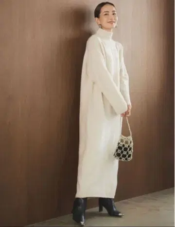 Re:EDIT 니트 원피스 츠지모토 마이 착용