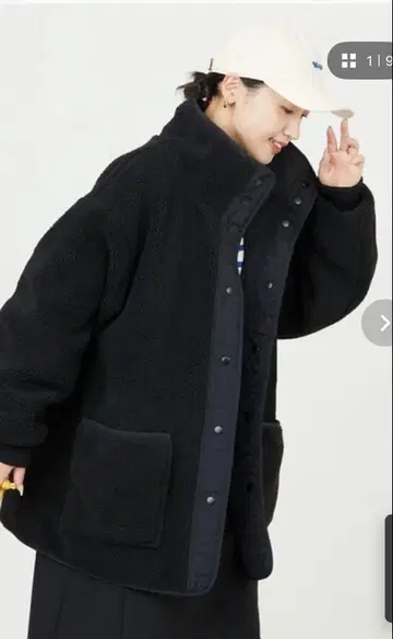 프릭스스토어 블랙 퀼팅 자켓