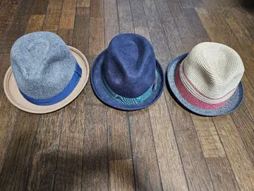 햇과 밀짚모자 3종 세트