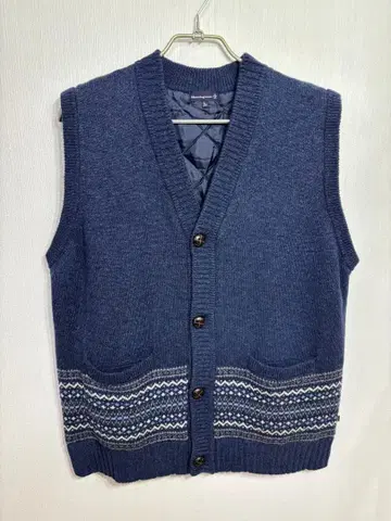 Munsingwear 네이비 니트 베스트 L 사이즈
