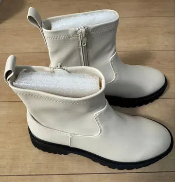 LEPSHM 부츠 화이트