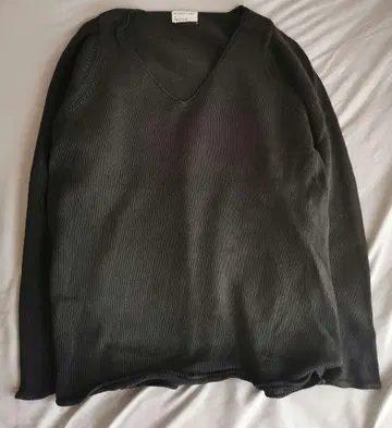 본인기 코튼 V넥 니트