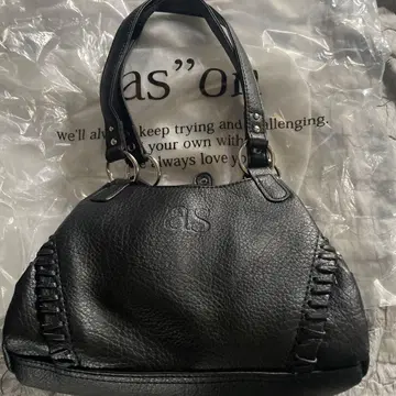 ason 아존 숄더백 S 블랙